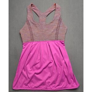LULULEMON Women's Power Y Tank Top size 4 Violet‎ Athletic Wide Strap Racerback